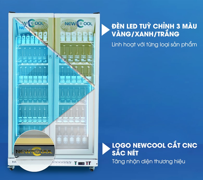 Đèn LED tùy chỉnh 3 màu linh hoạt, làm nổi bật các sản phẩm trưng bày bên trong Đèn LED tùy chỉnh 3 màu linh hoạt, làm nổi bật các sản phẩm trưng bày bên trong