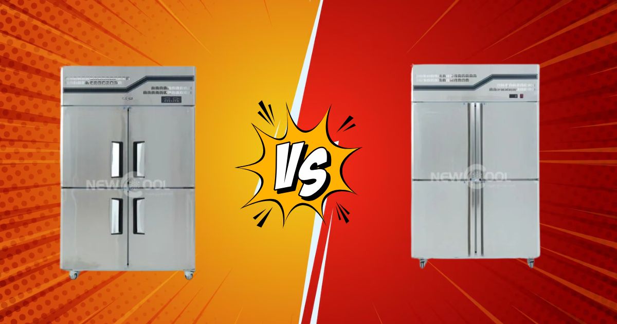 Sự khác biệt giữa tủ đông đứng và tủ bảo ôn đứng