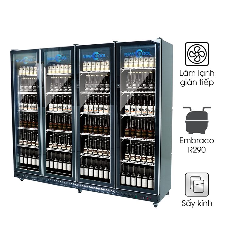 Tủ mát cánh kính Luxury TMLT-4CK
