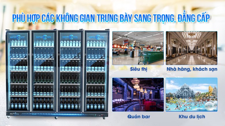 Thiết bị phù hợp với các không gian trưng bày sang trọng và đảng cấp