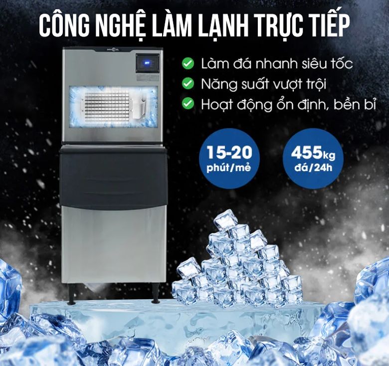 Công nghệ làm đá tiên tiến