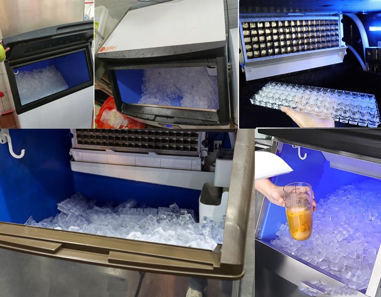 Khách hàng sử dụng máy làm đá viên cao cấp NEWCOOL