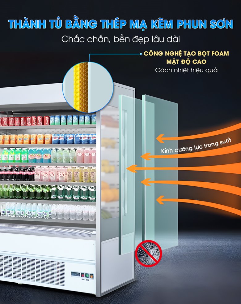Chất liệu kính cường lực và thép mạ kẽm phun sơn (có cách nhiệt) Chất liệu kính cường lực và thép mạ kẽm phun sơn (có cách nhiệt)