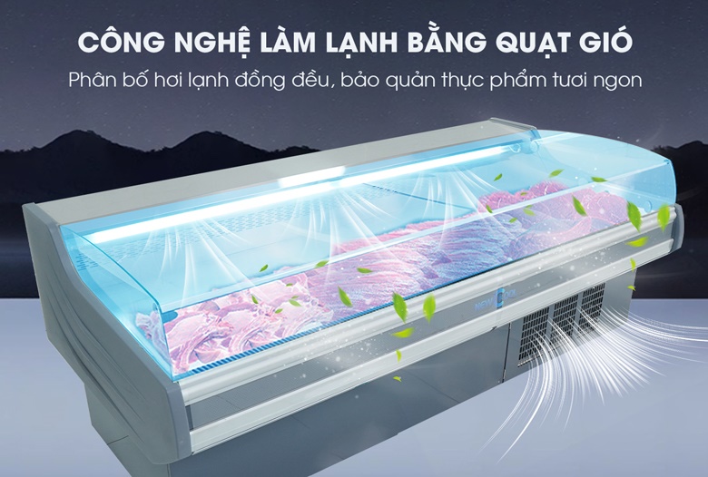 Quạt thổi hơi lạnh phân bổ đồng đều đến mọi vị trí trong khoang tủ, bảo quản thực phẩm tươi ngon lâu Quạt thổi hơi lạnh phân bổ đồng đều đến mọi vị trí trong khoang tủ, bảo quản thực phẩm tươi ngon lâu