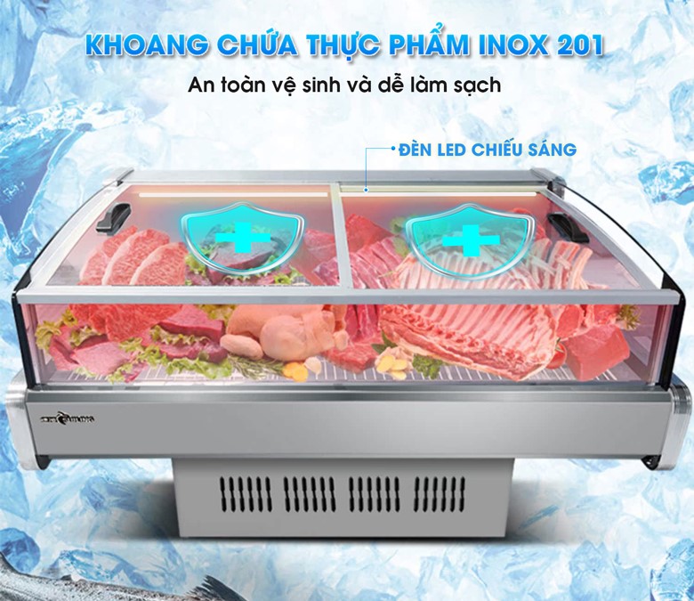 Khoang chứa thực phẩm bằng inox 201, an toàn vệ sinh Khoang chứa thực phẩm bằng inox 201, an toàn vệ sinh