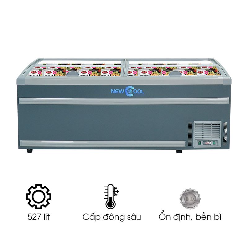 Tủ đông nằm trưng bày thực phẩm 2m1 SWD-2100D
