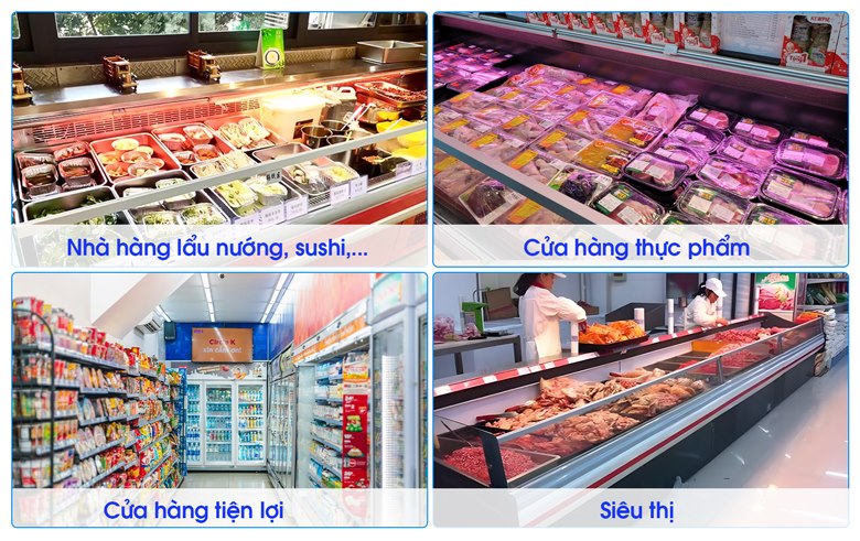 Phân khu rõ ràng trong khoang tủ