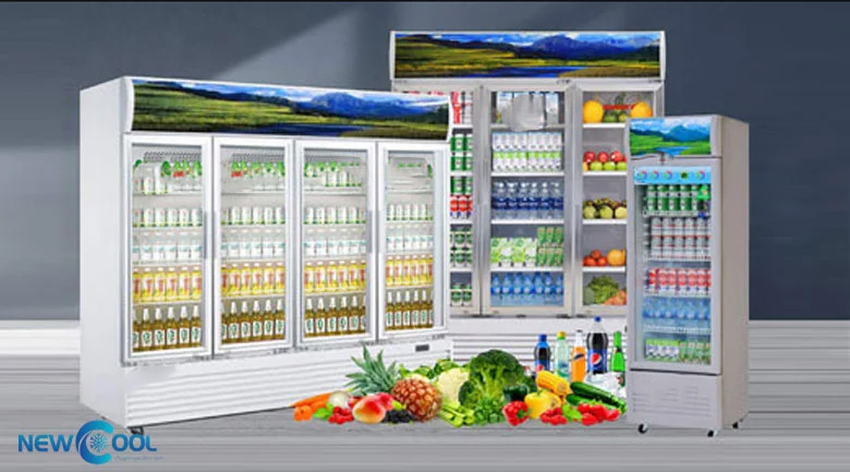 tính điện năng tiêu thụ của tủ mát trưng bày, kích thước
