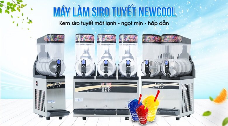 Hình ảnh máy làm siro tuyết NEWCOOL