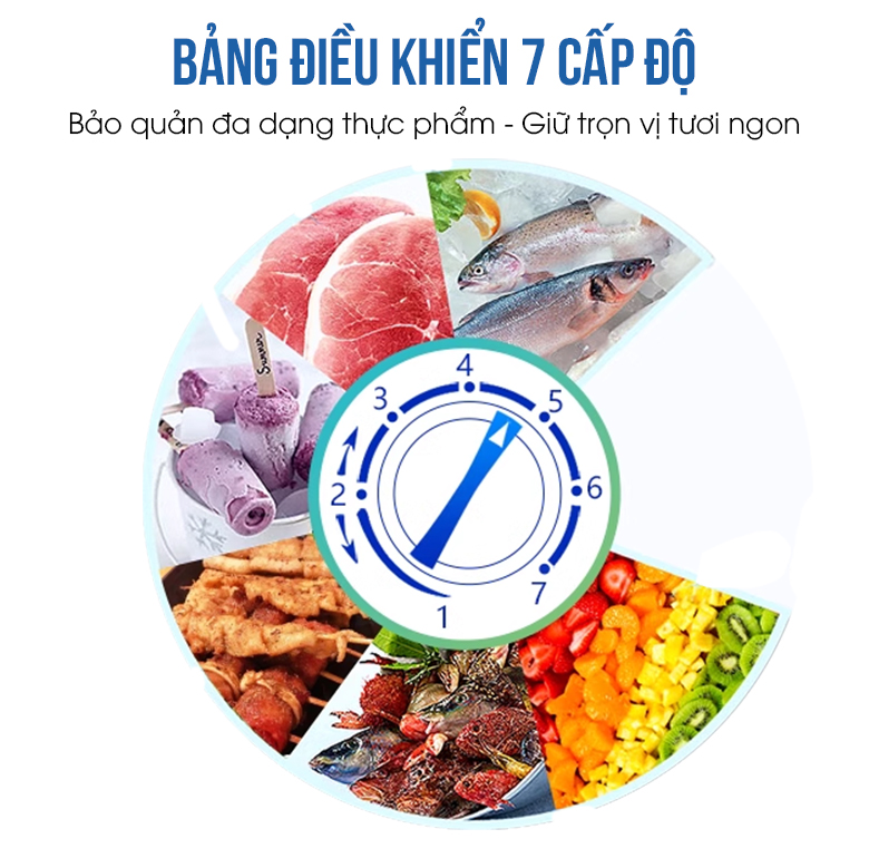 Bảo quản được nhiều loại nguyên liệu, thực phẩm