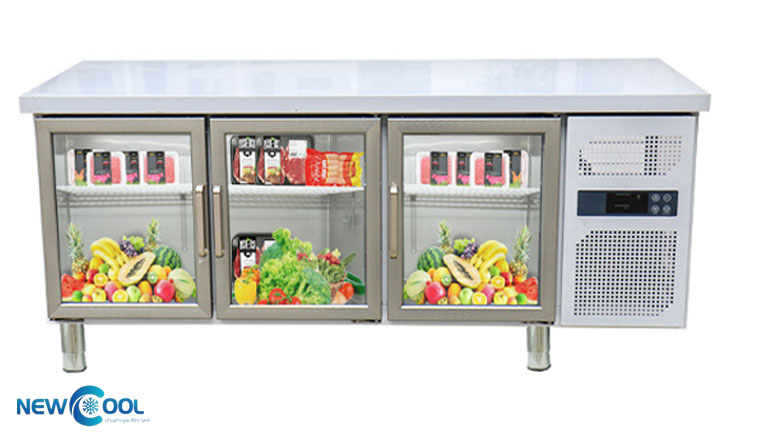 bàn lạnh có tốn điện không, mở tủ