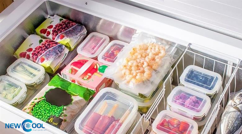 điện năng tiêu thụ của tủ đông công nghiệp, sắp xếp