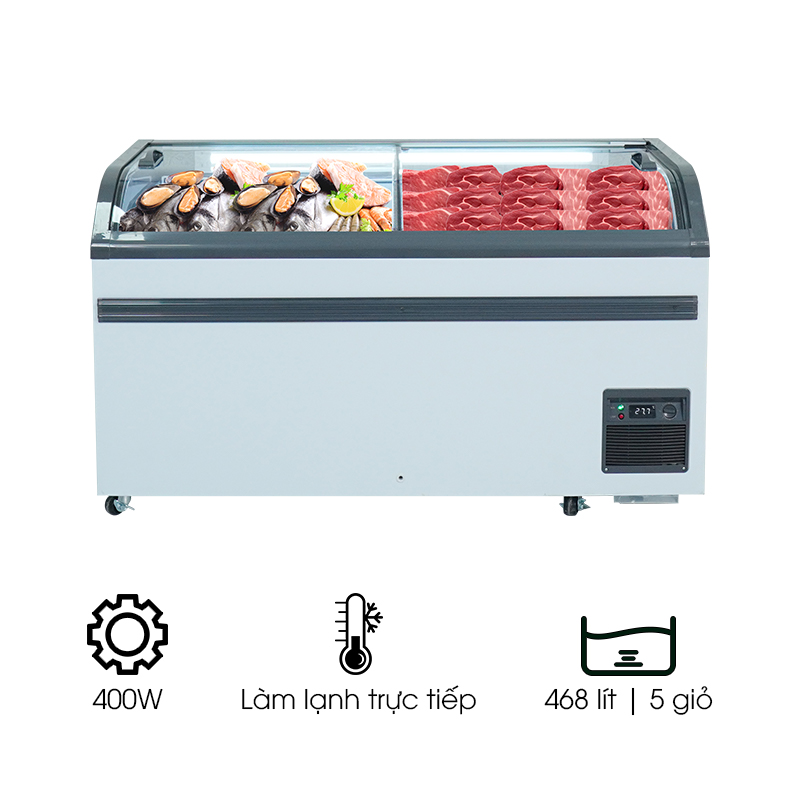 Tủ đông nằm 1m2 WD4-538
