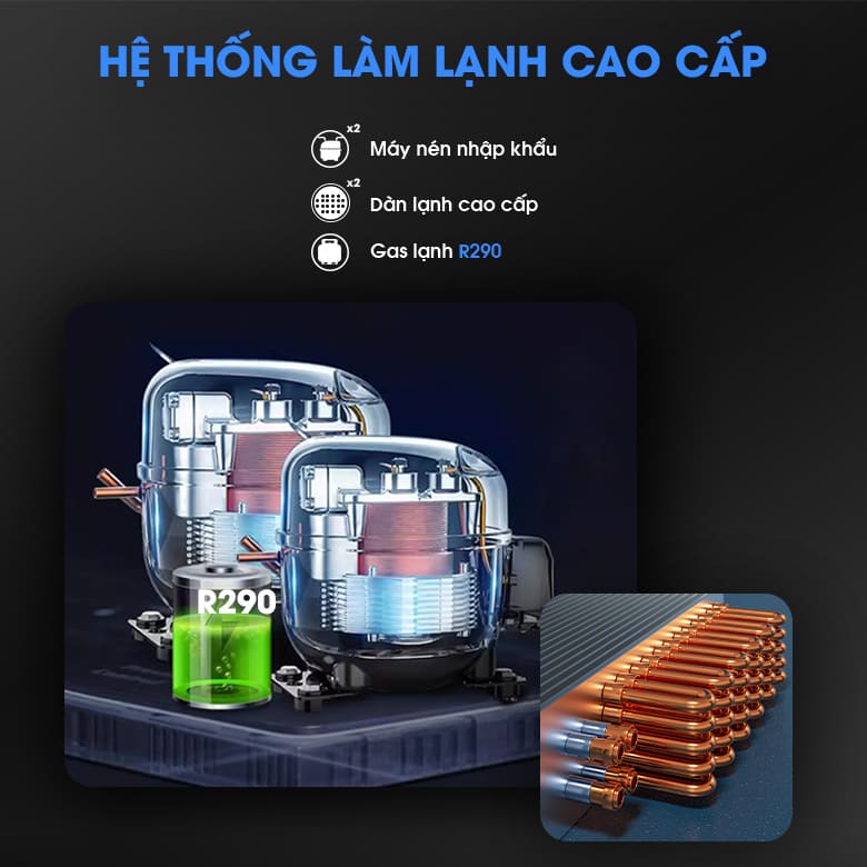 Hệ thống làm lạnh cao cấp
