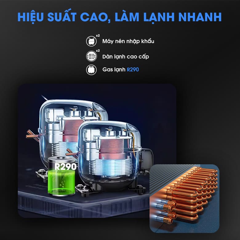 Hệ thống làm lạnh cao cấp