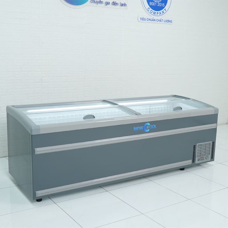 Tủ đông nằm trưng bày thực phẩm