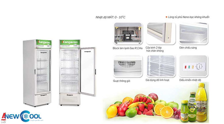 tủ mát có chức năng kháng khuẩn không