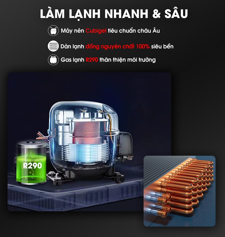 Hệ thống làm lạnh chất lượng cao Hệ thống làm lạnh chất lượng cao