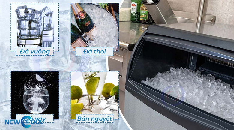 máy làm đá quán cafe vô cùng tiện lợi