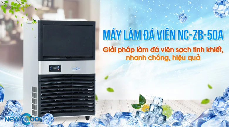 máy làm đá quán cafe di động