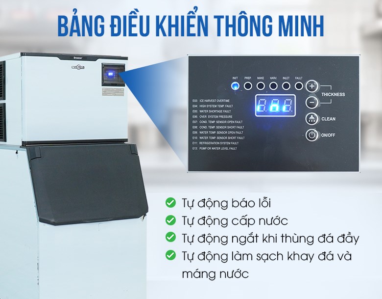 Bảng điều khiển thông minh dễ sử dụng