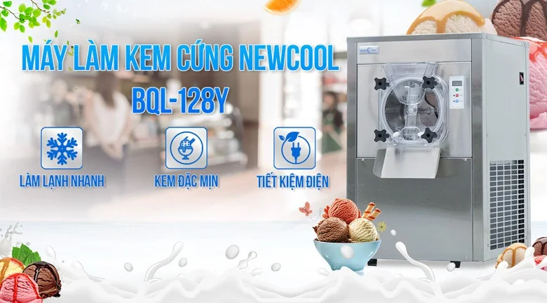 Máy làm kem tươi kinh doanh nhỏ NC-BQL-128Y