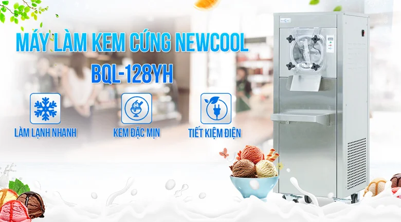 Máy làm kem tươi kinh doanh nhỏ NC-BQL-128YH