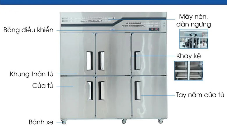 tủ mát trưng bày trái câyCFS-60N6