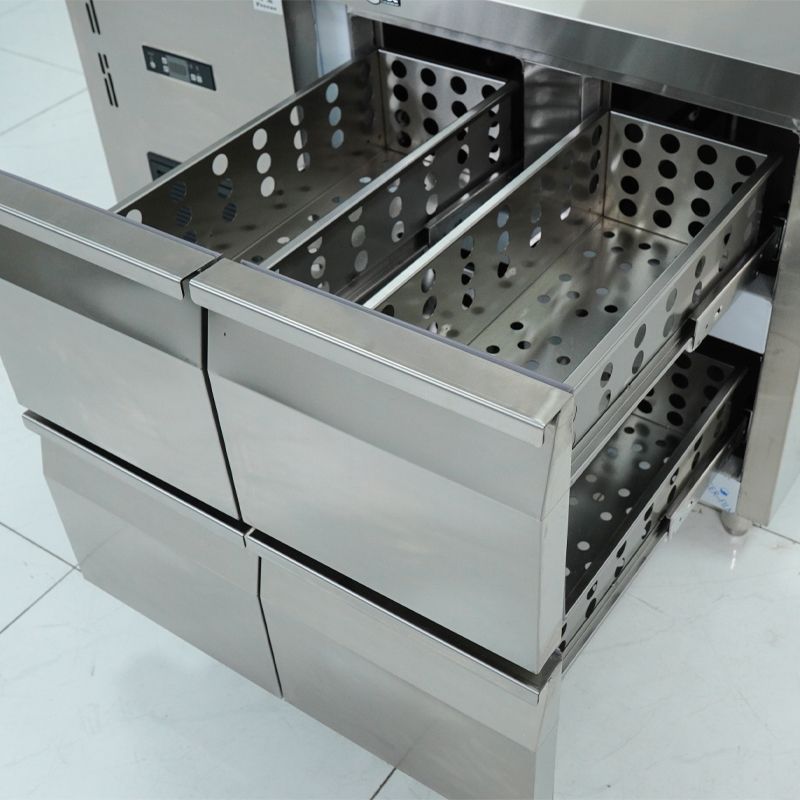 Bàn mát sơ chế 4 ngăn kéo NEWCOOL 1200Z-4T - 3
