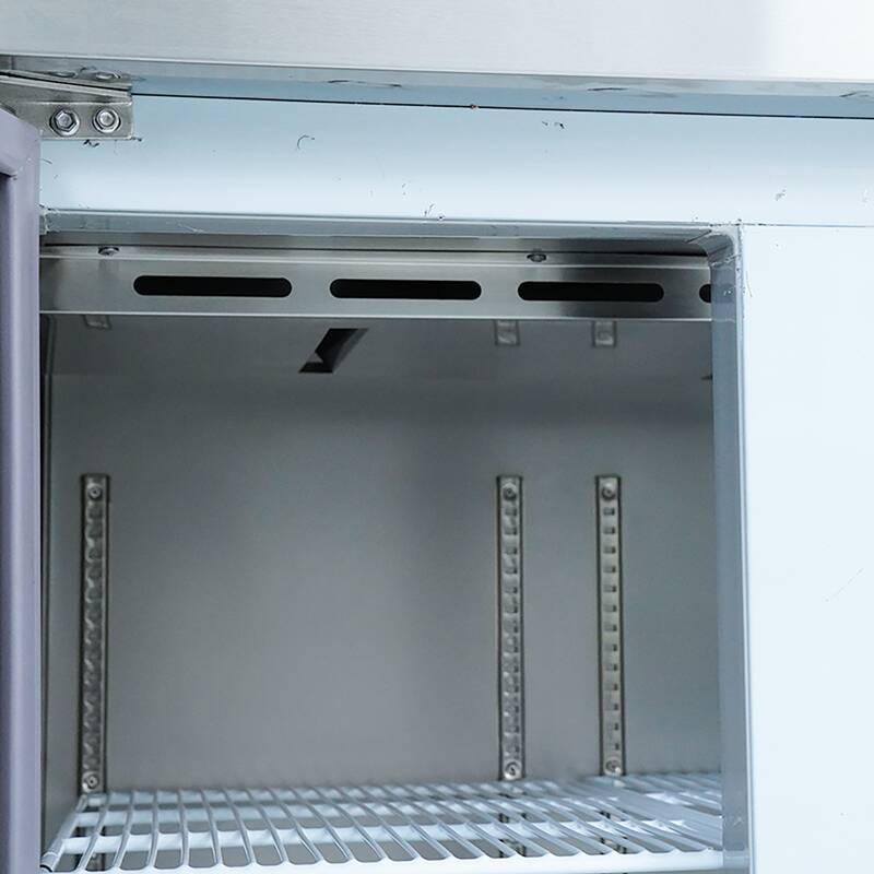 Bàn mát 2 cánh inox 1m2 (có quạt gió) GZT012.001 - 2