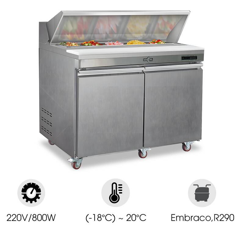 Bàn salad, pizza 1m2 NEWCOOL GST012.001