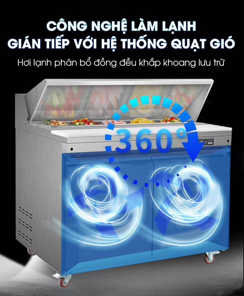 Công nghệ làm lạnh gián tiếp hạn chế đọng tuyết