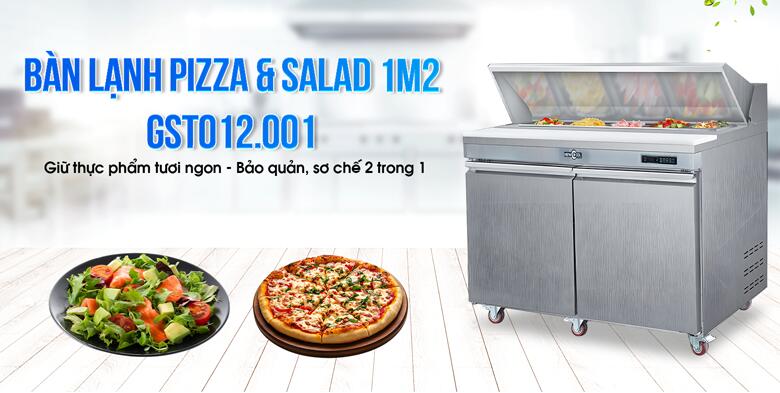 Bàn salad pizza 1m2 GST012.001