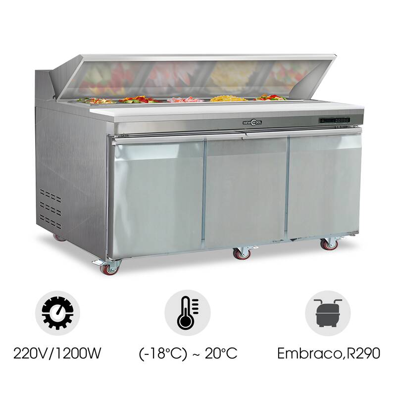 Bàn salad, pizza 1m8 NEWCOOL GST018.001