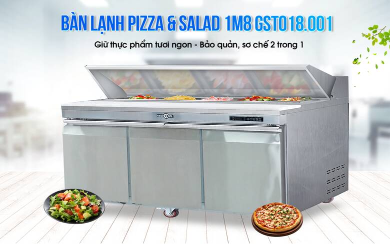 Bàn salad, pizza 1m8 GST018.001 NEWCOOL