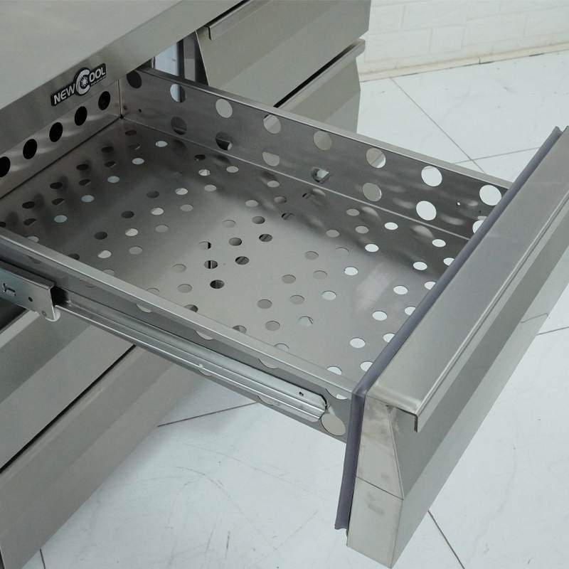 Bàn mát sơ chế 6 ngăn kéo NEWCOOL 1500Z-6T - 6