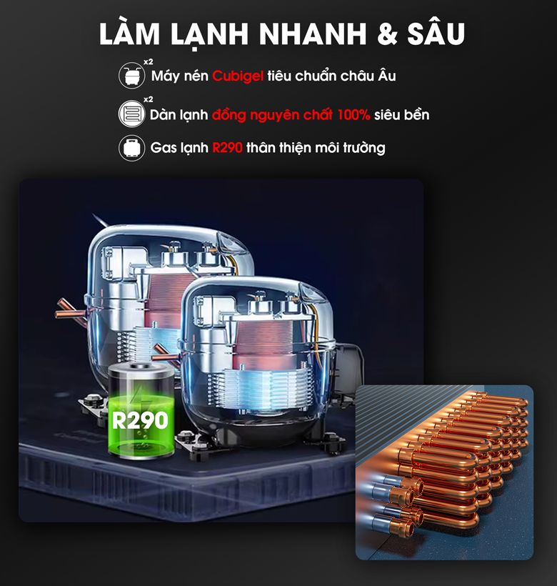 Hệ thống làm lạnh chất lượng cao