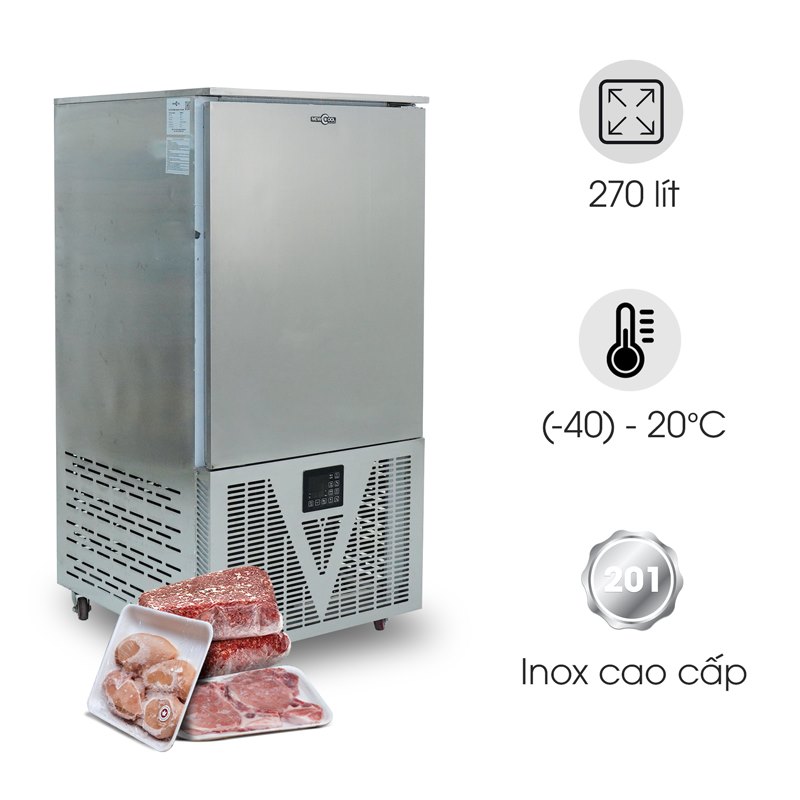 Tủ cấp đông nhanh 10 khay SDG010 NEWCOOL