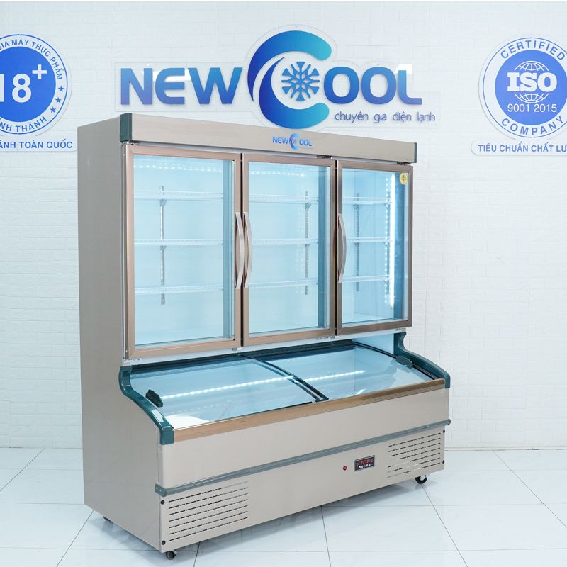 Tủ Trưng Bày 2 Chế Độ 2m2 LMD-2218QK (Mát, Đông Mềm) - 0