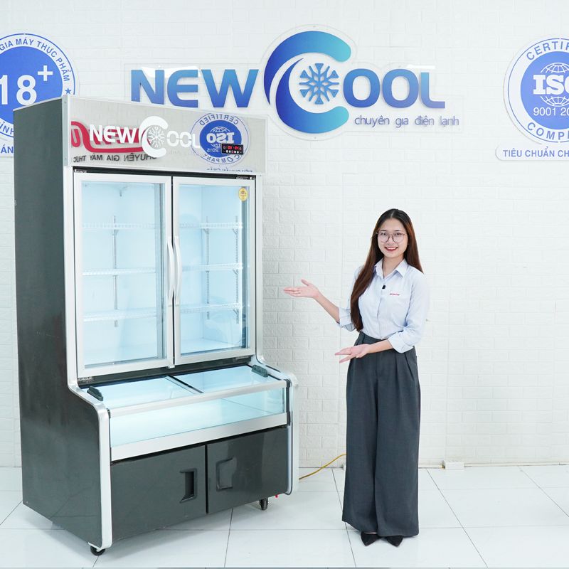 Tủ Trưng Bày 3 Chế Độ 1M2 HY-1200FK (Mát, Đông Mềm, Đông Lạnh) - 8