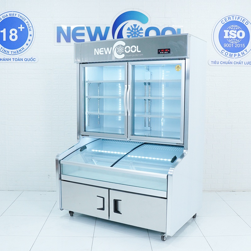 Tủ Trưng Bày 3 Chế Độ 1M5 Cao Cấp HY-1500FKT (Mát, Đông Mềm, Đông Lạnh) - 0