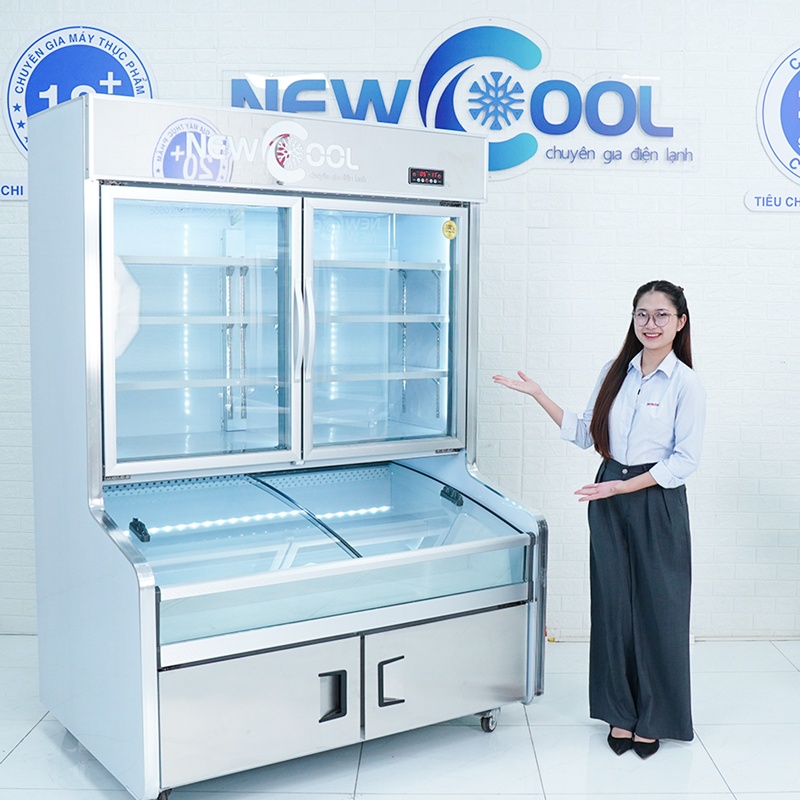 Tủ Trưng Bày 3 Chế Độ 1M5 Cao Cấp HY-1500FKT (Mát, Đông Mềm, Đông Lạnh) - 9