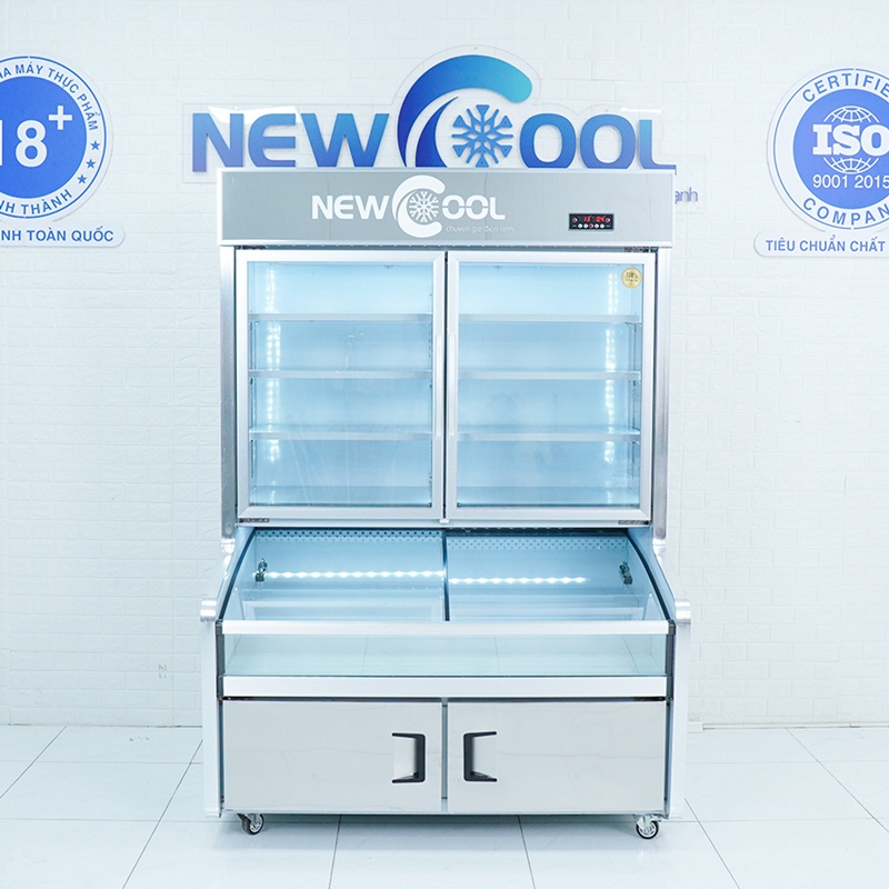 Tủ Trưng Bày 3 Chế Độ 1M5 Cao Cấp HY-1500FKT (Mát, Đông Mềm, Đông Lạnh) - 1
