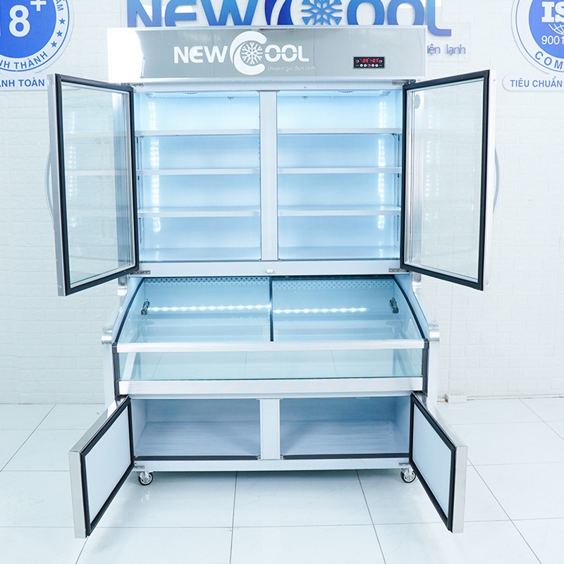 Tủ Trưng Bày 3 Chế Độ 1M5 Cao Cấp HY-1500FKT (Mát, Đông Mềm, Đông Lạnh) - 2