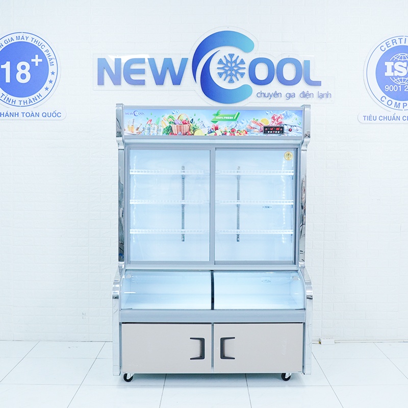 Tủ Trưng Bày 3 Chế Độ 1M6 HY-1600W (Mát, Đông Mềm, Đông Lạnh) - 1