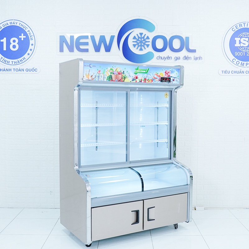 Tủ Trưng Bày 3 Chế Độ 1M6 HY-1600W (Mát, Đông Mềm, Đông Lạnh) - 0