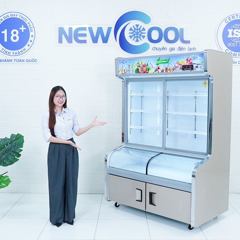 Tủ Trưng Bày 3 Chế Độ 1M6 HY-1600W (Mát, Đông Mềm, Đông Lạnh) - 2