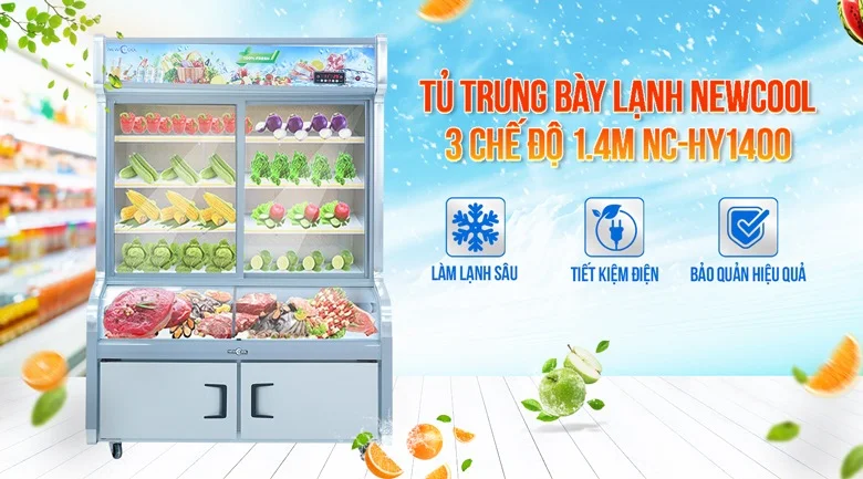 Tủ trưng bày sữa chua Model HY-1400