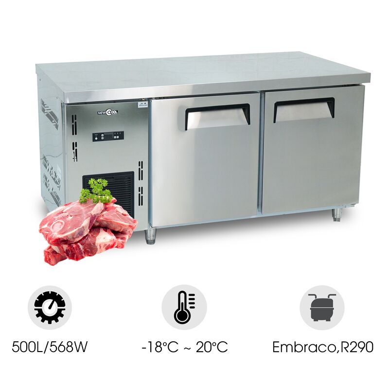 Bàn đông mát 2 cánh inox 1m5 (có quạt gió) GZT015.002