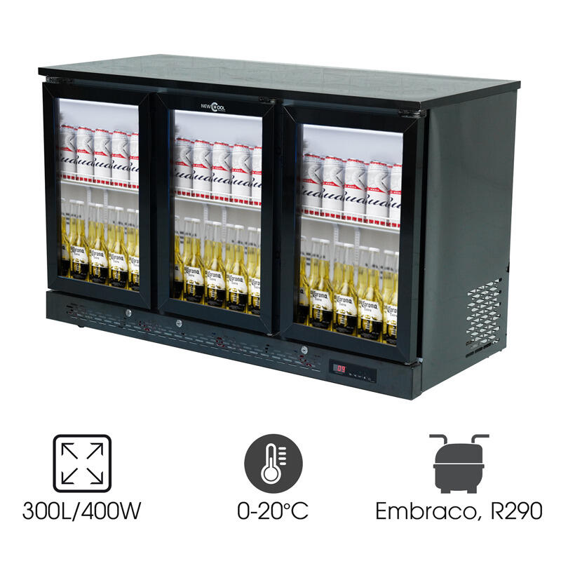 Tủ mát quầy bar 3 cánh 300L THWA3